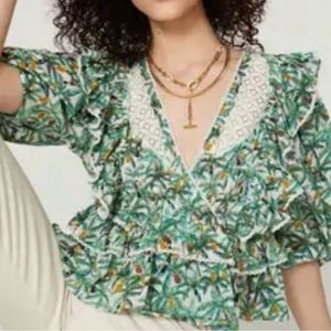 Farm Rio Blouse size small. EUC. Worn once.